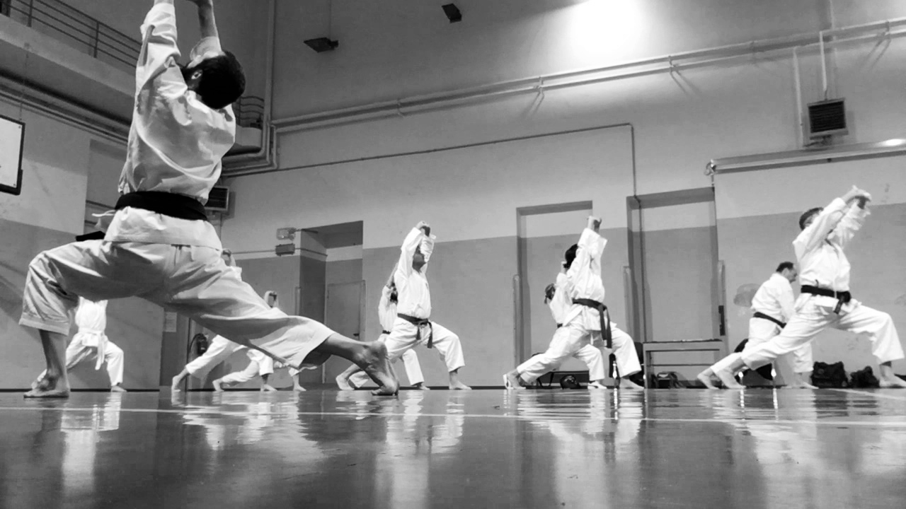 alberto-scarpellini-taisoBN Sensei Alberto Scarpellini teaching Taisō, a form of gymnastic designed to improve mobility, strength and balance